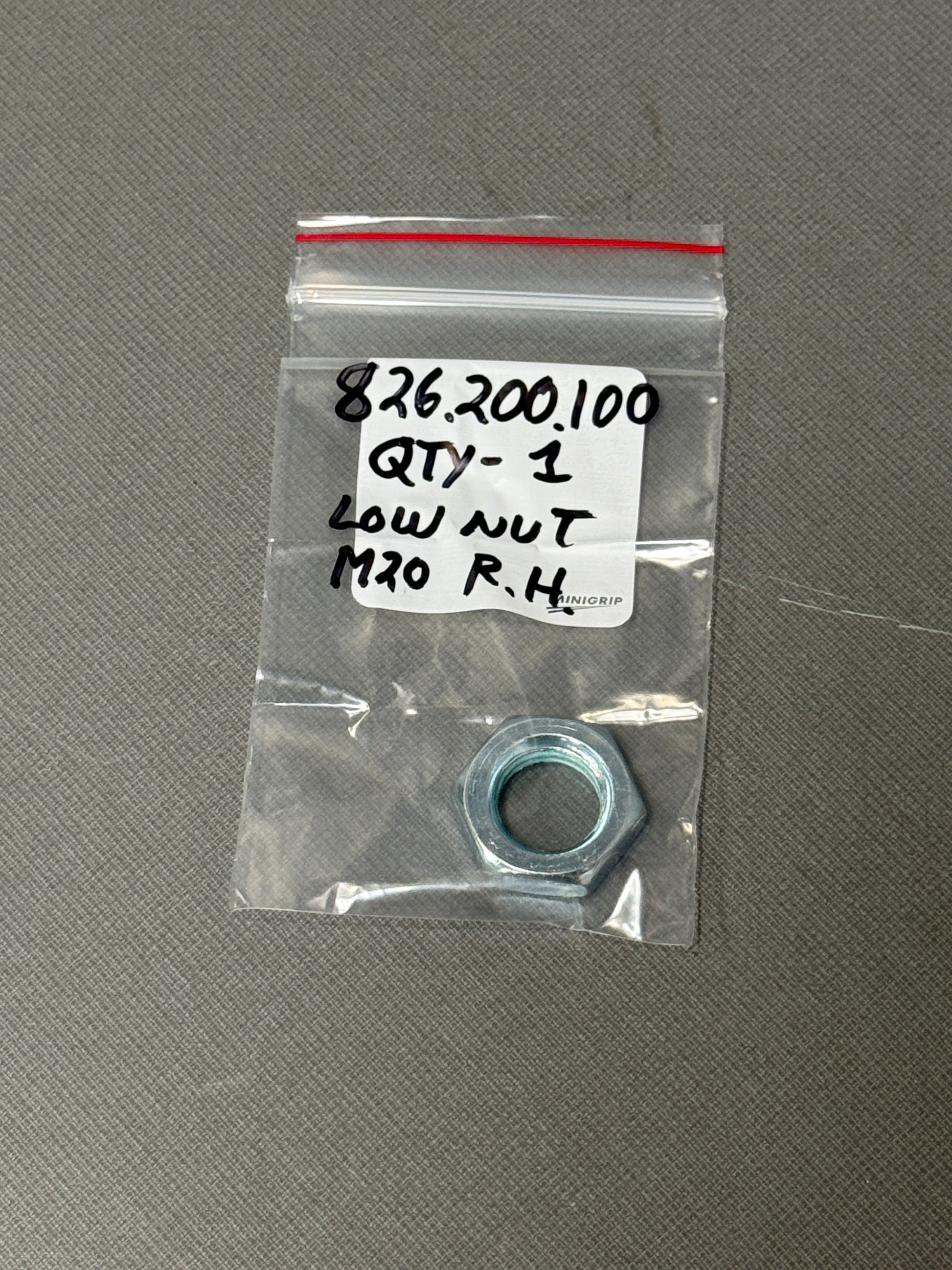 Low Nut M20 RIGHT for Genesis