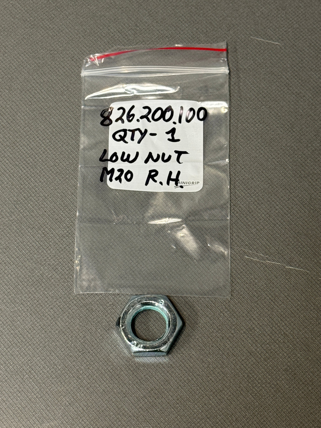 Low Nut M20 RIGHT for Genesis