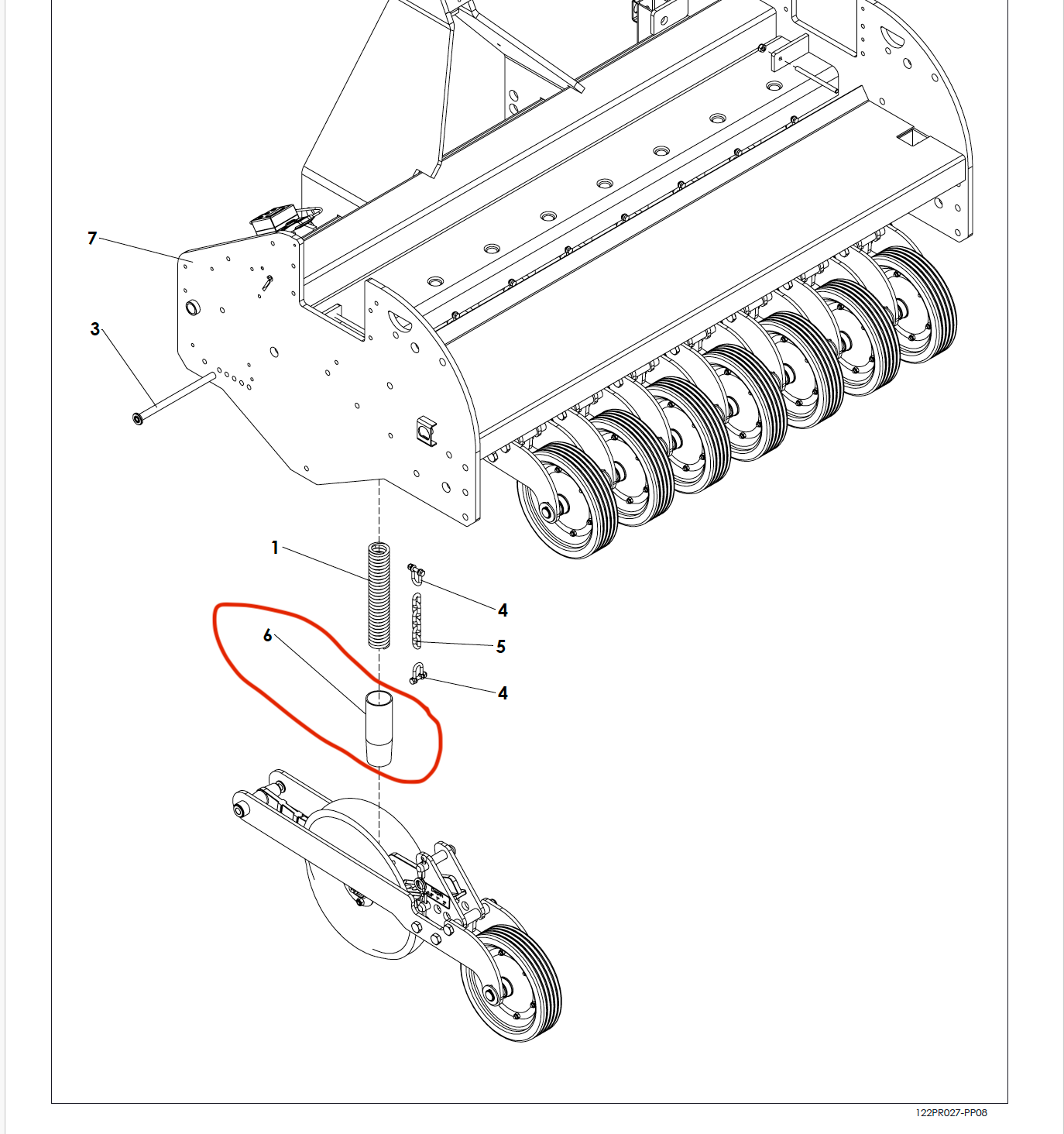 Seed Tube Guide - Genesis